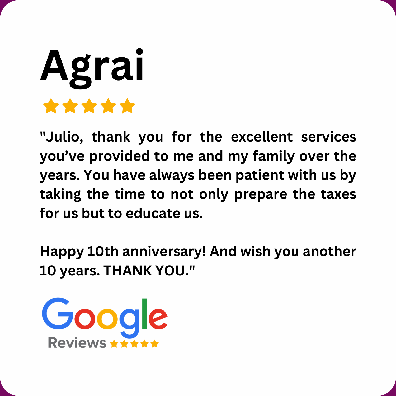 Agrai's Review